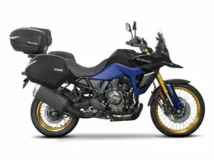 Suzuki V-Strom 800DE Adventure Motorbike Rental in Madeira by Crazy Snail Rentals